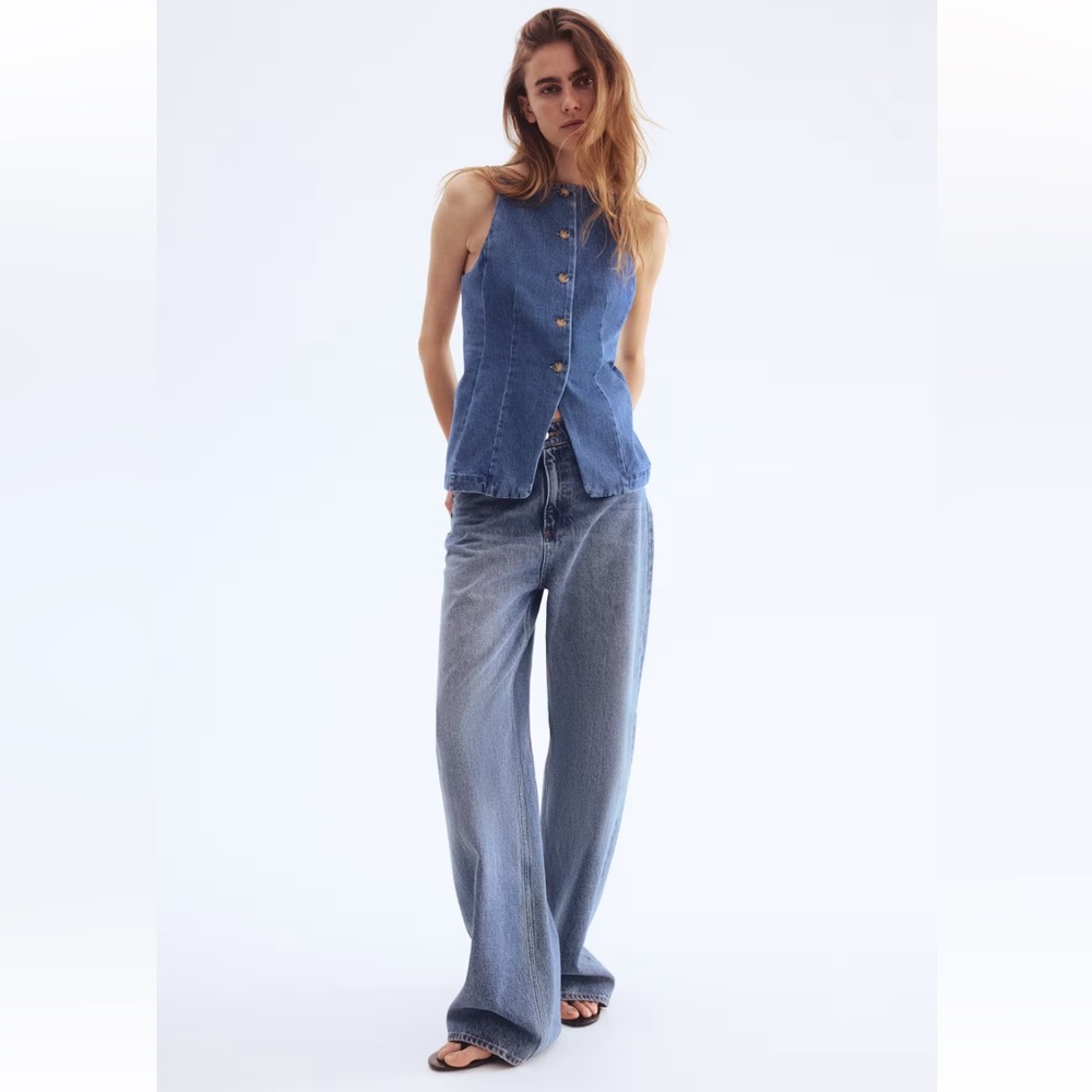 H&M Tailored Denim Vest